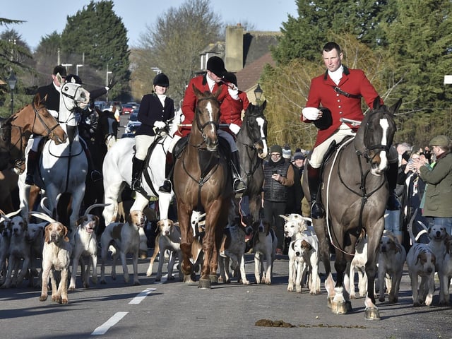 Fitzwilliam Hunt Boxing Day meet at Stilton