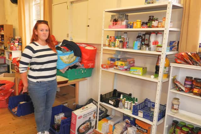 Erin Tierney, organiser of the Thorney & Eye Foodbank