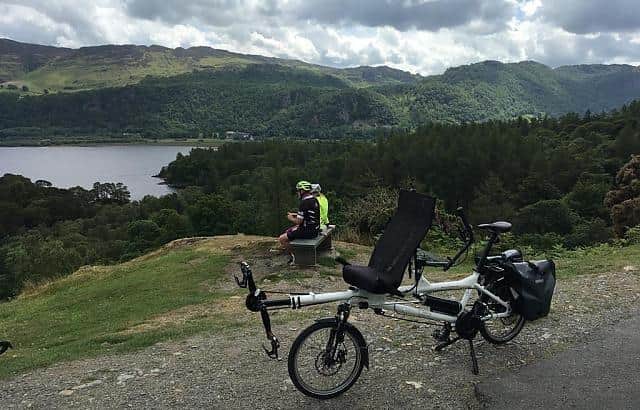 Graham Davies took his good friend Sharyn Rutterford - the inspiration behind G-Whizz - on a cycling tour around the Lake District before she passed away from terminal cancer in 2020.