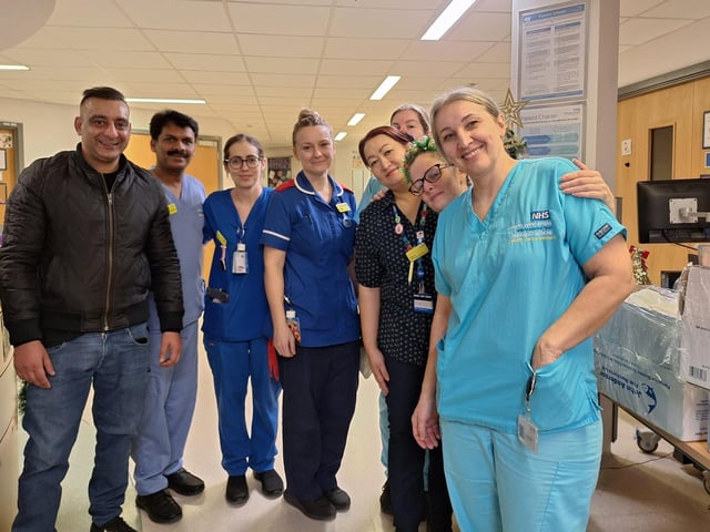 Blenheim Sales and Lettings  deliver meals to staff at Peterborough City Hospital
