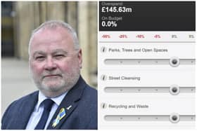 Leader of Peterborough City Council, Wayne Fitzgerald, launched the new online budget simulator on video (image: NationalWorld/Peterborough City Council)