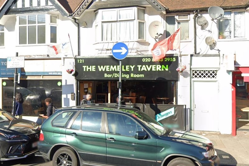 "Down-to-earth establishment featuring classic pub grub, sports screens & happy hours" 121 Wembley Park Drive, HA9 8HG.