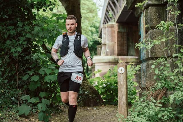 Ultra-marathon runner Del Dunworth at the Centurion Running Thames Path 100 (TP100) on May 7 (photo: Pierre Papet - Centurion Running)