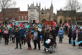 The ‘Right to Strike’ Rally was organised by the Peterborough Trades Union Council (PTUC) on February 1 this year.