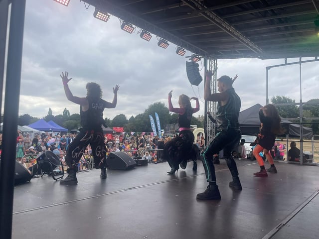 There were a range of acts on stage
