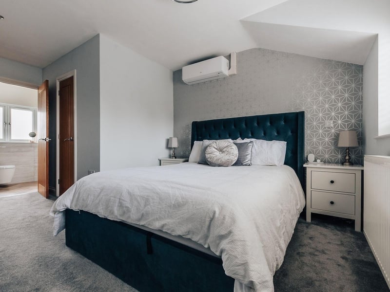 The master bedroom
