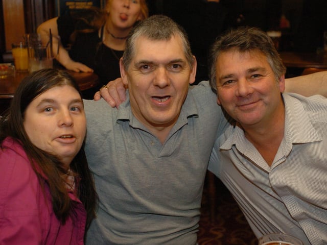 Seeing in the new year at The College Arms in Peterborough in 2004