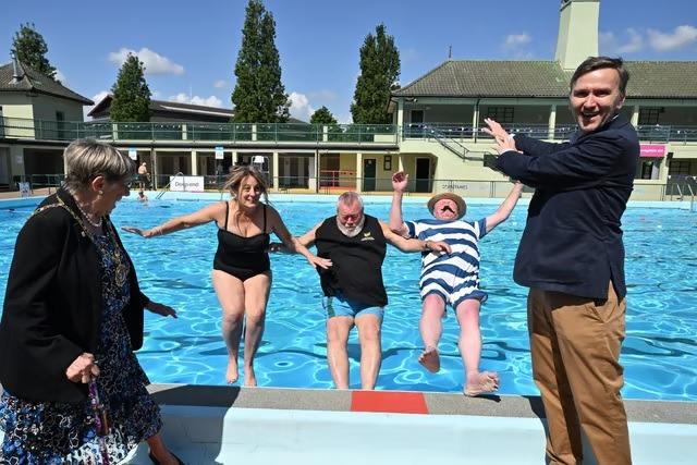 The opening of Peterborough Lido in 2025