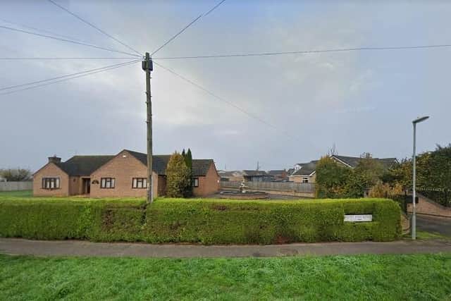 The development, if approved, will be located behind 12 Knights End Road in March (pictured)
