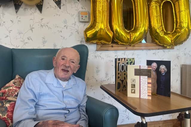 Ronnie Sutherland, 100 years old