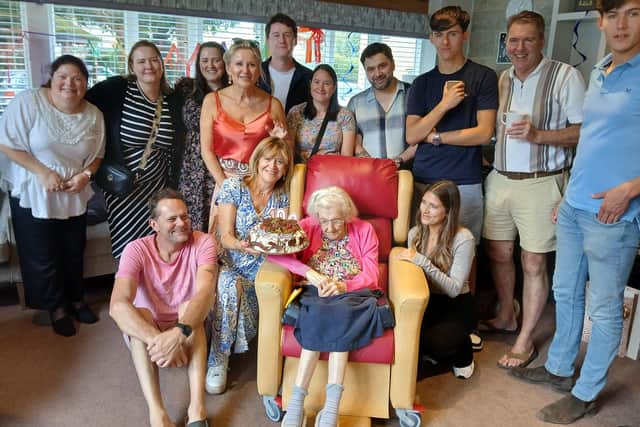 Family, friends and carers helped acclaimed author Kathleen Tuck celebrate her 100th birthday.