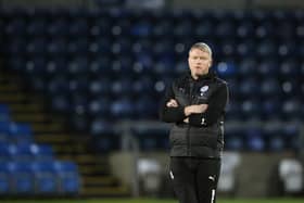 Grant McCann believes that Peterborough United have been unlucky in many of their away games this season. Photo: Joe Dent.