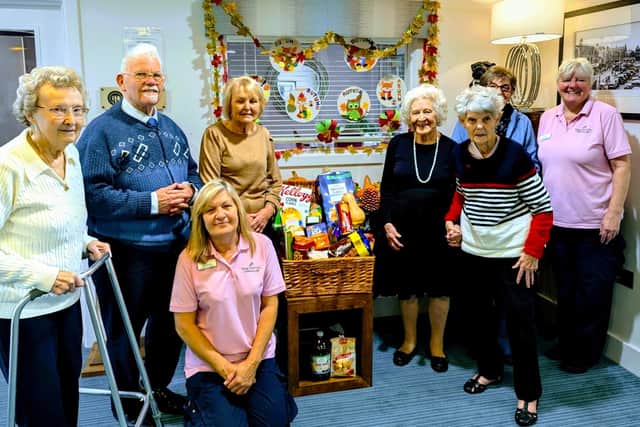 Local church accepting food bank donations from the residents of Rose Lodge