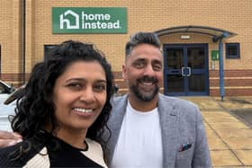 Krupa and Jitin Topiwala, owners of Home Instead Peterborough, Oundle and The Deepings
