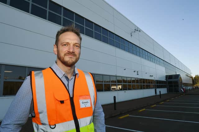 Gareth Davies, site leader at Amazon's fulfilment centre in Peterborough.