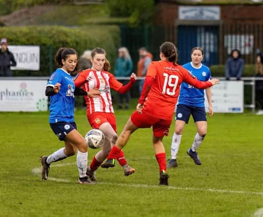Peterborough United saw off league leaders Stourbridge in the first round of the competition. Photo: Ruby Red Photography.