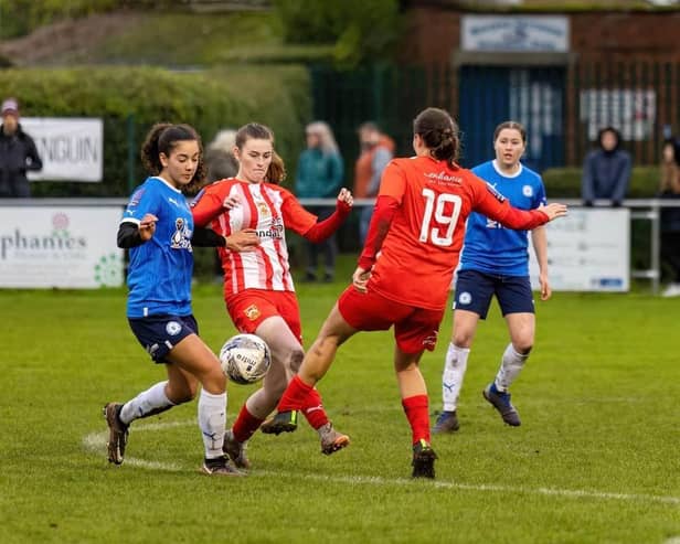 Peterborough United saw off league leaders Stourbridge in the first round of the competition. Photo: Ruby Red Photography.
