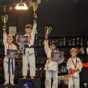 The winners in the 5-7 year-old category.