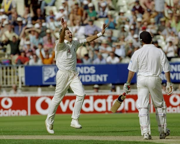 Andy Caddick will play against Peterborough Town at Bretton Gate this summer. Photo: Adrian Murrell/Getty Images.