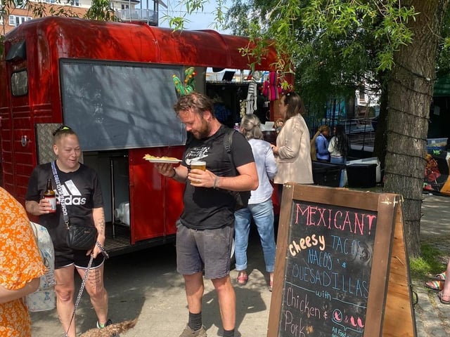 Returning on May 10 and 11, the Charters International Food and Drink Festival with Mexican tacos from El Ajolote on Saturday
