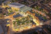 Artists impression of an earlier proposed transformation of the North Westgate area.