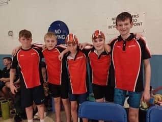 The Deepings SC 11 year-old boys team at the Grantham Grand Prix.