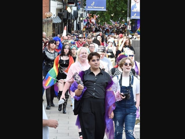 A parade was first held through the city centre.