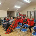 Peterborough Panthers supporters attend an Orton Waterville parish council meeting