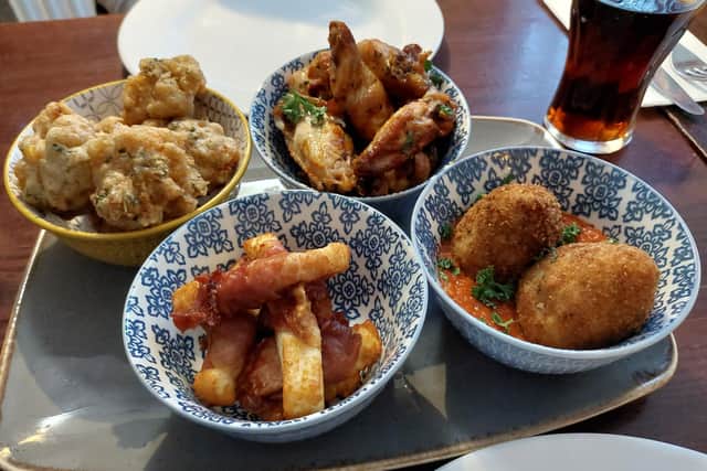Brad Barnes dines at The Blue Bell, Werrington - some of the "small plates"