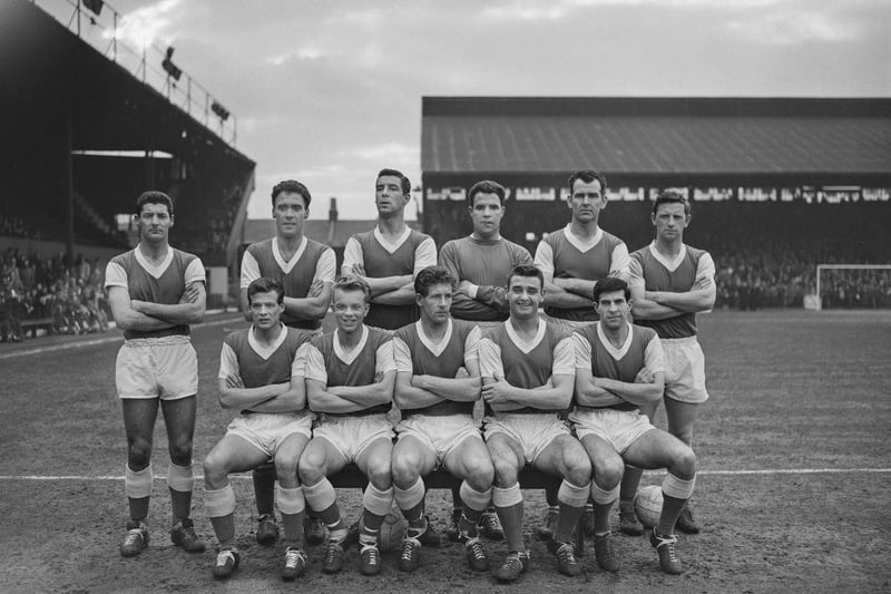 The Posh team line-up ahead of a match at Brentford on 17th February 1962. They were beaten 2-0