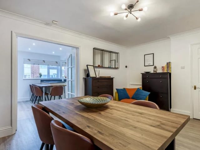This four bed semi-detached house in Lasham Walk, Fareham, is on the market for £325,000. It is listed by Beals - Fareham on Zoopla.