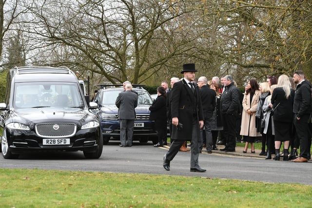 Peter Sansby funeral at Peterborough Crematorium