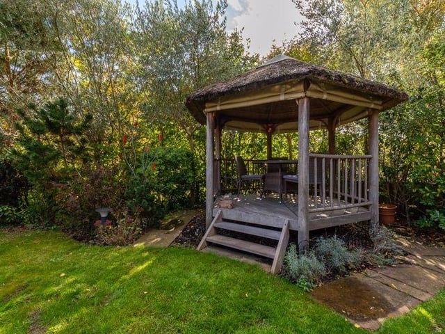 The property offers five bedrooms and six reception rooms