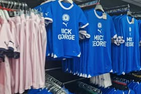 Home shirts have been flying off the shelves in the Peterborough United club shop
