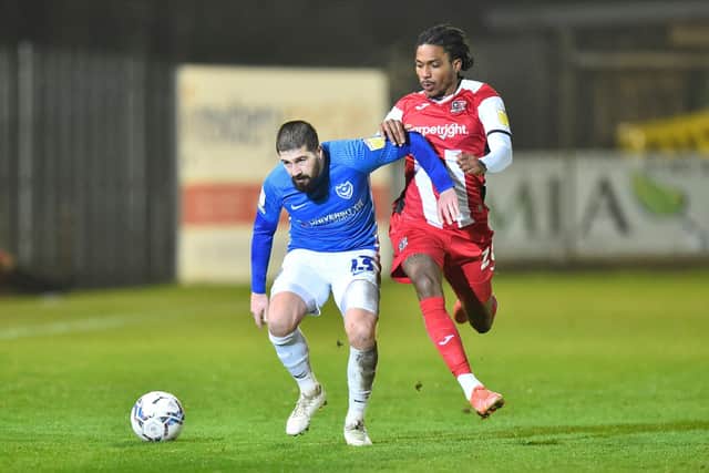 Jevani Brown rescued a point for Exeter against Forest Green. Photo: Graham Hunt (Getty Images).