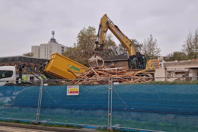 Demolition work has been taking place over the past few weeks