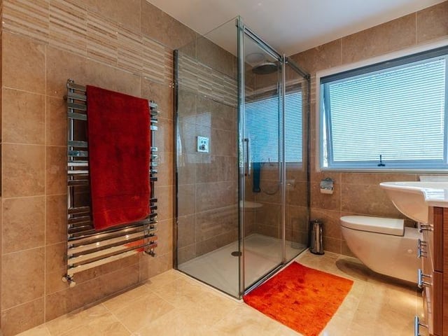The property offers five bedrooms and six reception rooms