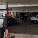 The petrol station and convenience store at Eye Green.