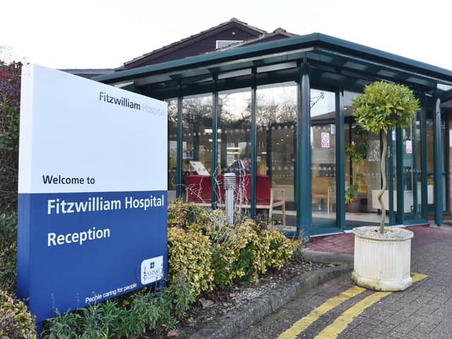The Fitzwilliam Hospital in Peterborough.
