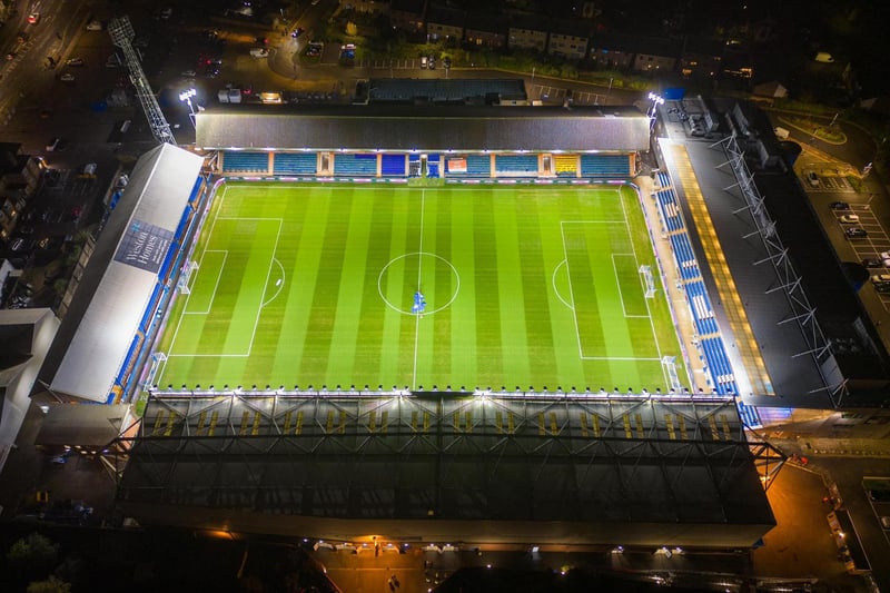 The Posh ground looks perfectly manicured ahead of an evening match.