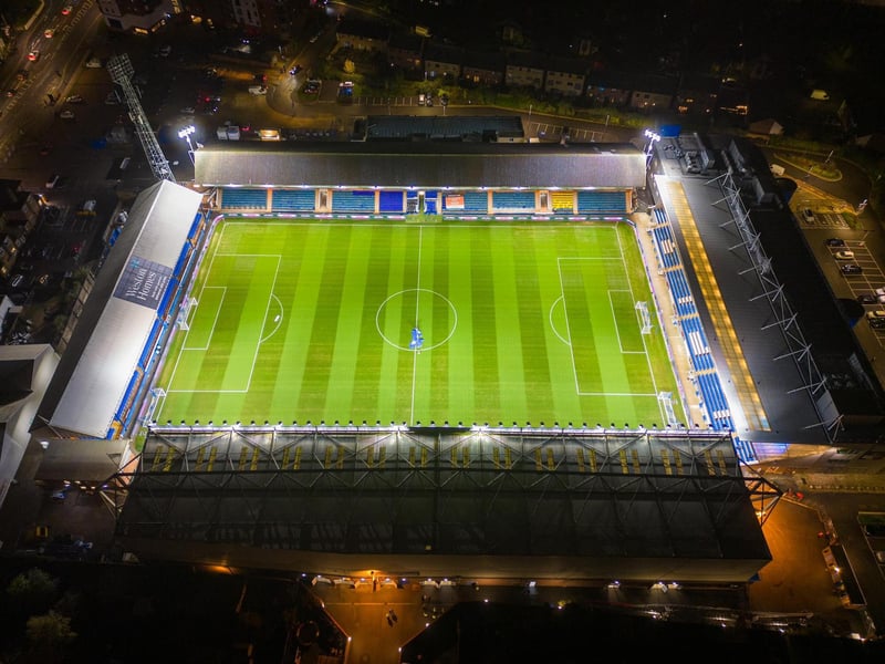 The Posh ground looks perfectly manicured ahead of an evening match.