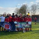 Netherton United 15s after their triumph in Holland.