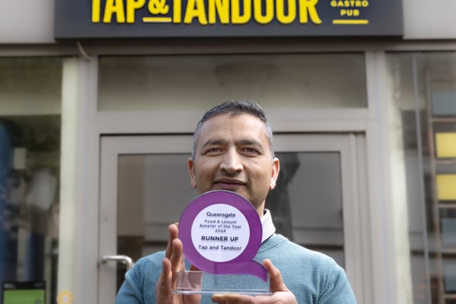 Tap and Tandoor was runner up in the Food and Leisure Retailer of the Year award