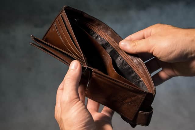 A symbol of this Christmas - an empty wallet