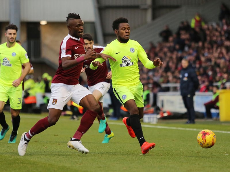 MISS! Signed for an undisclosed fee from Spurs, 2016. Spurs reserves used to play at Stevenage FC which is where Westley reportedly spotted this striker. He was quick, but inconsistent. He also scored v the Cobblers so there is that. Appearances 43, goals 7. Now at Ebbsfleet in National League South.