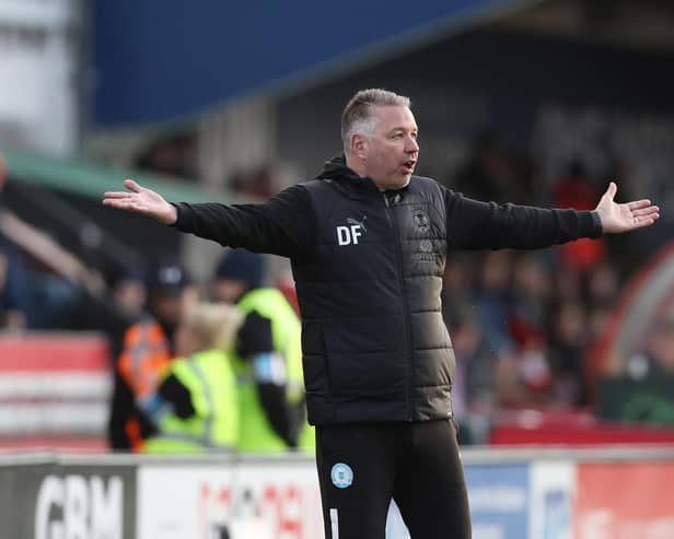 Peterborough United Manager Darren Ferguson was not happy with his side's performance at Lincoln. Photo: Joe Dent.