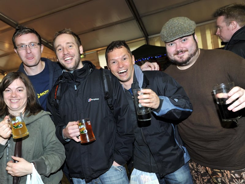 August 2010 at the Peterborough Beer Festival on the Embankment