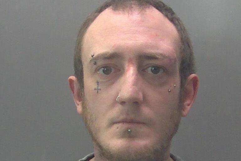 Joshua Allen (32) was jailed after setting fire to his room at his home in New Road, Woodston. He admitted assaulting an officer and arson with recklessness as to whether life was endangered and was jailed for two years