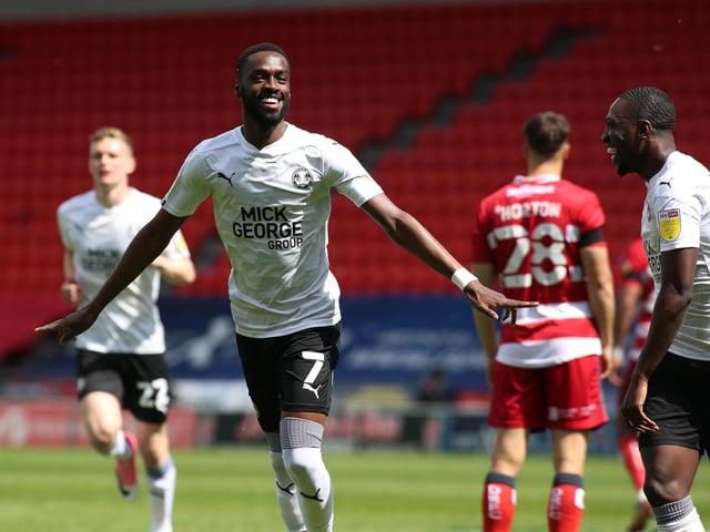 From Cheltenham to Posh, 2019. A striker who usurped Assombalonga as Posh's record signing, but after a bright start he couldn't break into the side ahead of some talented forwards led by Ivan Toney. Left after 21 goals in two seasons to play a big part in MK Dons' run to last season's League One play-off semi-final.