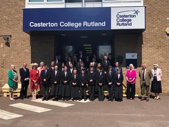Casterton's staff and pupils have helped the school earn a chance to be crowned the best in the UK.